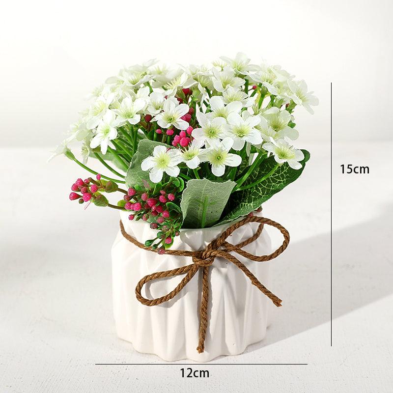 Table decoration green plants indoor flowers fake potted plants small ornaments